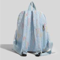 Mochila de viaje de gran capacidad de estilo coreano, mochila informal de moda con cremallera, mochilas escolares ligeras y bonitas para estudiantes para mujer - details 9