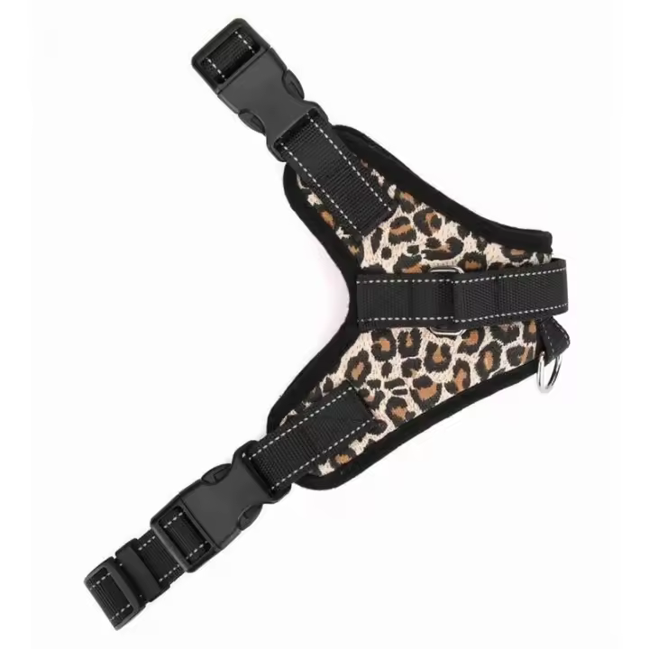 Arnés para perros de nailon duradero, chaleco para perros grandes y medianos, collar de liberación rápida, suministros pequeños, accesorios para mascotas - 1