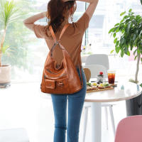 Bolso de Mano de Lujo de Cuero PU de Alta Calidad para Mujer Diseño de Hombro Cruzado Bolsas Vintage Hobos Sac A Main - details 7