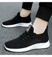Zapatillas de moda para hombre Zapatillas elásticas ultraligeras y transpirables Suela blanda Zapatos casuales - details 9