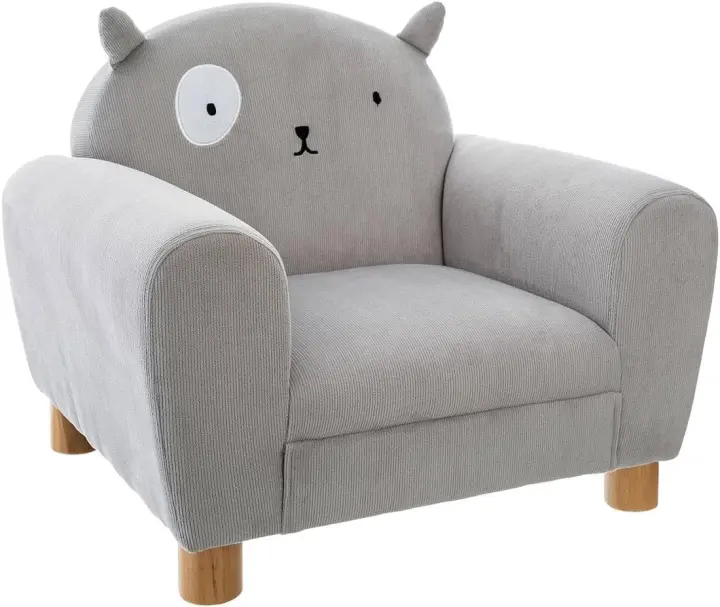 Sillón Infantil en Forma de Animal con Orejas de Oso - 1