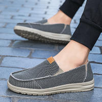 Zapatillas deportivas informales para hombre, zapatos planos de lona, cómodos, ligeros, para conducir, trabajo clásico, caminar - details 10