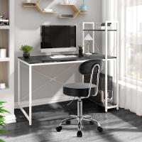 Taburete de Trabajo de 1 Pieza Giratorio Taburete de Silla Giratoria Silla de Oficina con Respaldo de Altura Regulable en Blanco - details 20