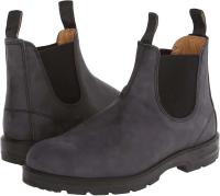 Zapatos de pareja formales de cuero Oxford sin cordones, botas clásicas para hombre, botas vintage casuales negras - details 20