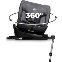 Silla de coche ajustable 360º I-SIZE 40-150 cm Isofix Silla de bebé para niños Negro - details 2