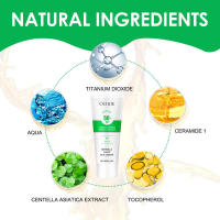 Centella asiática protector solar protección de verano hidratante transparente bloqueo de humedad crema protectora de aislamiento suave - details 4
