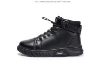 Botas de Cuero de Alta Calidad para Hombres Moda Motocicleta 2022 Botas de Trabajo Cómodas y Impermeables con Plataforma - details 3