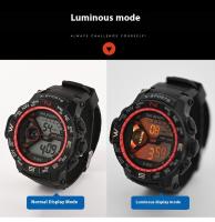 SHUNWAY Shengwei Student Simple impermeable deportes al aire libre brillo reloj electrónico hombres - details 6