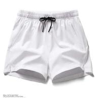 Pantalones Cortos de Moda para Hombres 2025 Ligeros, Informales con Bolsillos y Cremallera, Color Sólido, Correr en la Playa - details 4
