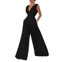 Ohsisa 2025 moda verano slim fit cintura alta adelgazamiento recto ancho pierna pantalones mono casual - details 4