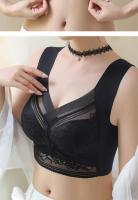 L-6L sujetador grande para mujer, Push Up de seda helada, Bralette superior sin costuras, sujetadores de encaje inalámbricos para verano, Top de talla grande, lencería, ropa interior 15019 - details 15