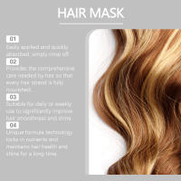 Hidrata y nutre el cabello, limpia el cuero cabelludo, mascarilla para el cuidado del cabello naturalmente esponjosa, suave y brillante - details 7