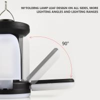 Luces solares para acampar, luz LED portátil recargable para tienda de campaña, lámpara de emergencia impermeable plegable brillante para senderismo y pesca - details 2