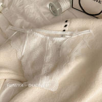 Bragas de Mujer de Encaje Sexy Dulce Tentación de Cintura Baja Transparente y Atractivo - details 0