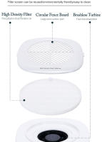 Ventilador Extractor de polvo de uñas, máquina de manicura potente, aspiradora de uñas con filtro, equipo de eliminación de uñas, 48W, nuevo - details 9