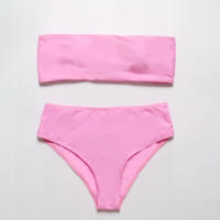 Bikini Bandeau brasileño para mujer, traje de baño Sexy, Micro verde - details 13