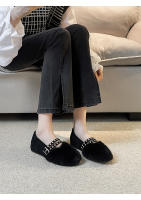 Mary Jane, zapatos esponjosos para mujer en invierno, zapatos de gorro, zapatos de algodón de terciopelo. - details 27