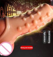 Embalaje privado SEXY anillo de manga agrandamiento gránulo clítoris punto G estimular la eyaculación retardada tapón Anal juguetes para hombres Sex Shop - details 2