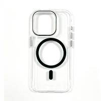 Para Magsafe funda de teléfono transparente para iPhone 16 15 14 13 Pro Max Plus 16e transparente magnético inalámbrico antiarañazos cubierta de PC - details 21