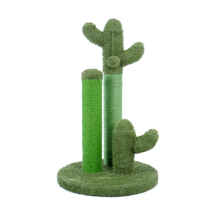 Árbol Rascador de Gato de la Marca PAWZ Road 43x43x75CM Poste Rascador de Cuerda de Sisal Forma de Árbol de Navidad Apto para Gatos de Tamaño Mediano Hecho en China - 1