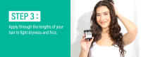 Apply through the lengths of your hair.