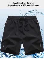 Pantalones Cortos de Entrenamiento de Correr Ligeros y Transpirables para Hombres - details 1