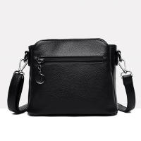 Bolsos de hombro y bandolera retro para mujer en color sólido de cuero PU, bolsos de mensajero pequeños de diseñador - details 6