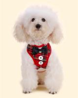 Collares para perros con lazo elegante, corbata, cuerda de tracción, arnés navideño para mascotas para perros pequeños y medianos, correa para el pecho para gatos, accesorios para perros, regalos - details 14
