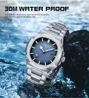 Reloj de Pulsera de Cuarzo de Lujo para Hombres NIBOSI Automático, Impermeable, Elegante de Negocios Casual - details 6