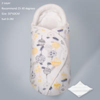 Saco de dormir para bebé de 0 a 6 meses, sobres para recién nacidos, envolturas para bebé, 2,5 TOG, diseño de capullo de algodón suave, Protector de cabeza y cuello - details 25