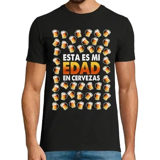 45 Cervezas Regalo Cumpleaños 45 Años Cerveza Alcohol Graciosa Camisetas CERVEZA,Pack Regalo Camiseta Personalizada - 1
