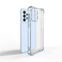 Funda de silicona transparente a prueba de golpes para Samsung, A15, A25, A35, A55, A54, A34, A14, A04, A53, A73, A33, A23, A13, A52, A32, - details 0