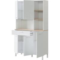 Modelo Kira, Acabado Blanco Artik y Roble Canadiense, Medidas - details 1