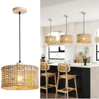 LEFAN-Lámpara de ratán decorativa para restaurante y tienda, accesorio creativo de bambú para dormitorio, sala de estar y Antlque - details 2