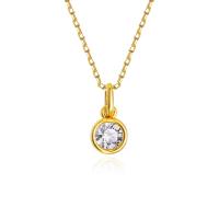 Conjunto de Colgante de Moissanita de Oro 18K Joyería Fina para Mujeres Longitud de 45CM - details 8