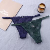 Ropa interior sin costuras, ropa interior Sexy para niñas, bragas huecas de cintura baja, Tanga de flores, bragas femeninas, Tanga de encaje - details 2