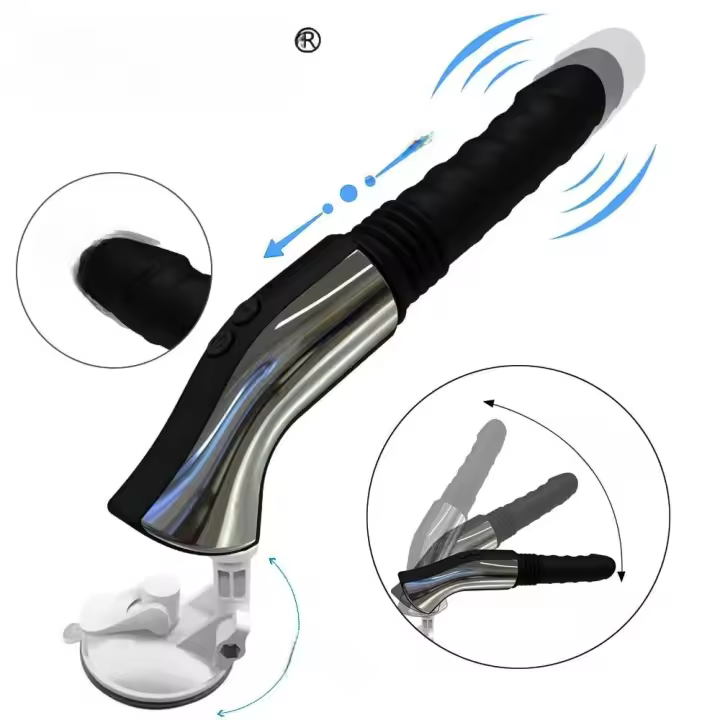 Leten Vibrador Telescópico Estimulador de Punta Gastric para Mujeres Elevación Automática Arriba y Abajo Estimulación de Clímax Leten - 1