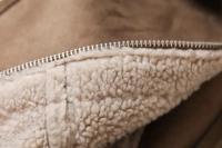 Chaqueta cálida de lana de cordero integrada de piel de ante, Otoño e Invierno - details 17