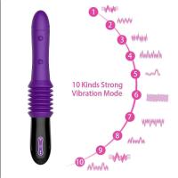 Consolador telescópico vibrador automático hacia arriba y hacia abajo masajeador punto G empuje retráctil coño vibrante juguetes sexuales de gran tamaño para mujeres - details 0