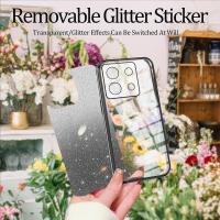 Funda de Silicona Transparente con Purpurina para Xiaomi Redmi Note 13 Pro, 5G, no 4G - details 0
