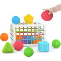 Juguetes de acrilonitrilo para bebé, butadieno estireno, habilidades motoras finas sensoriales, juguetes de desarrollo, 12-18 meses - details 0