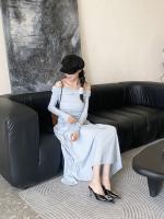 Nuevo temperamento francés puntiagudo, diamantes de imitación, uso exterior, tacones altos, tacones finos, zapatillas geniales - details 9