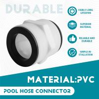 Adaptador de manguera de piscina de 1,5 pulgadas para manguera de bomba de piscina Intex Coleman con juntas de anillo, piezas de adaptador de manguera de piscina - details 4