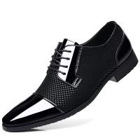 Zapatos de cuero de negocios para hombre, zapatos de vestir de charol transpirables Oxford de lujo, zapatos planos formales para boda y oficina - details 8