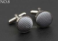 Diseño a cuadros de poliéster a rayas para hombre clásico y moderno, gemelos de marca, accesorios de joyería de alta calidad - details 7
