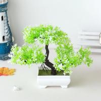 Bonsái de plantas artificiales, árbol pequeño, maceta, plantas falsas, flores, adornos en maceta para el hogar, mesa, Hotel, jardín, decoración de oficina - details 7