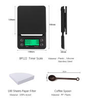 Juego de Herramientas de café V60, cafetera de goteo todo en uno, bolsa de viaje portátil, 9 piezas - details 6
