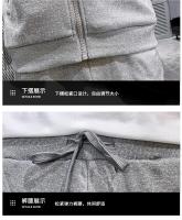 Conjunto deportivo de dos piezas para hombre, chándal de talla grande, primavera y otoño, novedad - details 21