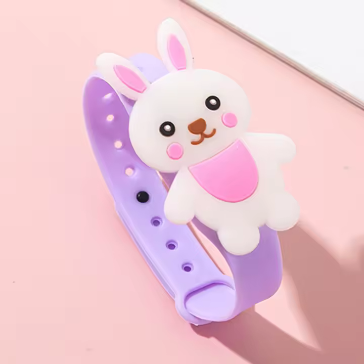Kids Mosquito Repellent Bracelets Cute Cartoon Silicone Mosquito Insect Killer Wristbands Summer Outdoor Anti-Mosquito Band - 1