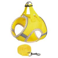 Suministros para mascotas, correa reflectante para perro, chaleco ajustable antiescape para perro, arnés transpirable sin tirones para perros pequeños y medianos - details 12